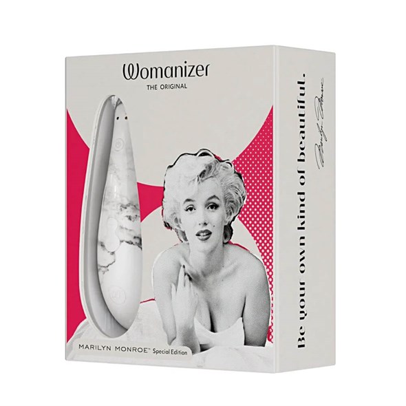 Бесконтактный стимулятор клитора Womanizer Marilyn Monroe мраморно-белый 00001308272 - фото 52891