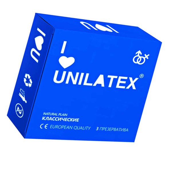Презервативы Unilatex Natural Plain гладкие классические, 3 шт 00001308872 - фото 59032
