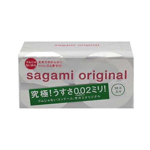 Презервативы Sagami Original 0,02 сверхтонкий полиуретан, 12шт 00001309666 - фото 59052