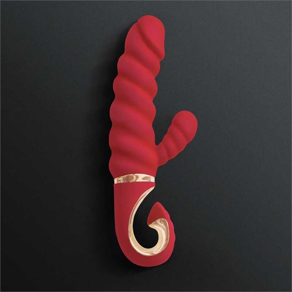 Витой вибратор Gvibe Gcandy для клитора и G-точки, 6 режимов, красный 00001308817 - фото 59639
