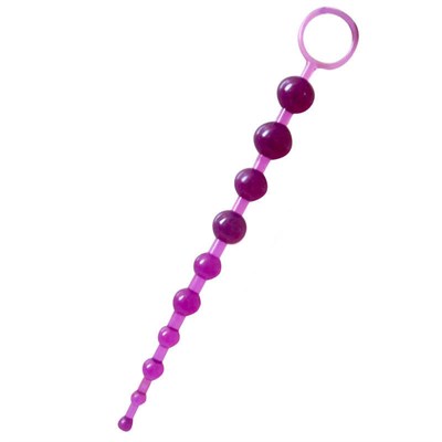 Анальная цепочка с кольцом Anal Stimulator, фиолетовый 00000117190