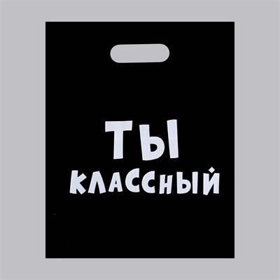 Пакет «Ты классный» 31*40см, 60 мкм 00000117444