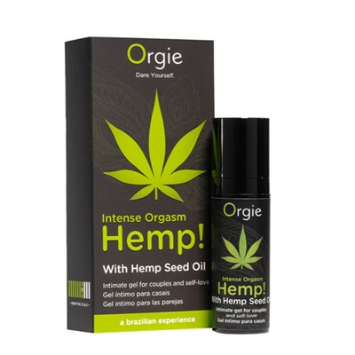Вибро-гель Orgie Hemp! Intense Orgasm, контраст температур, 15 мл 00001310239