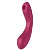 Двусторонний вакуумно-волновой стимулятор Satisfyer Curvy Trinity 1, красный 00001309186 - фото 61771